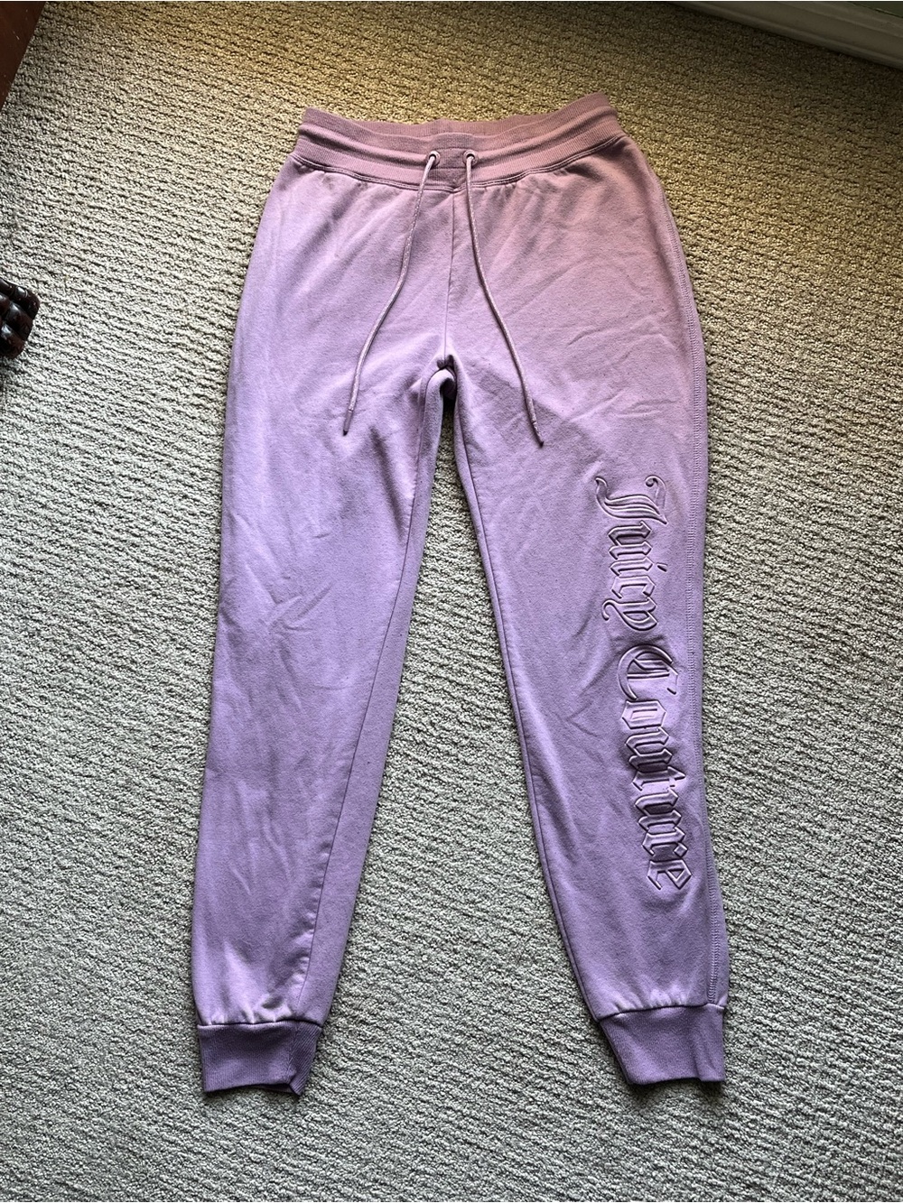 Juicy Couture Sport XS Mauve Pink Logo Jogger Sweatpants